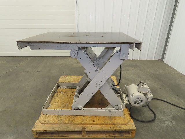 Autoquip 26W25 Hydraulic Scissor Lift Table 2000lb 26" Travel 30x40" Top 3Ph
