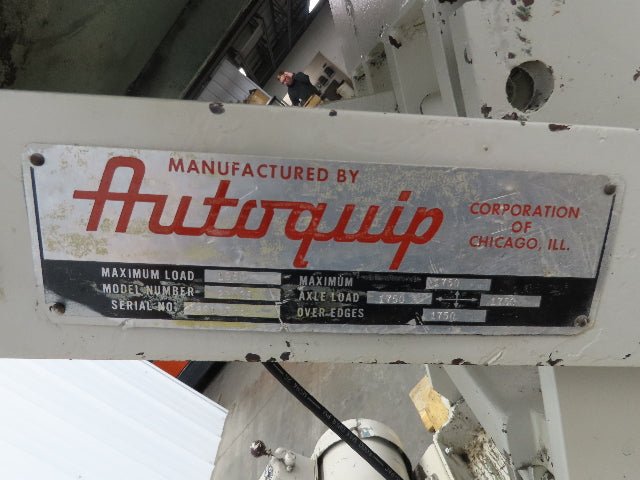 Autoquip 26W25 Hydraulic Scissor Lift Table 2000lb 26" Travel 30x40" Top 3Ph