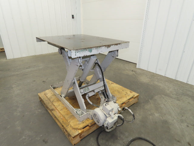 Autoquip 26W25 Hydraulic Scissor Lift Table 2000lb 26" Travel 30x40" Top 3Ph
