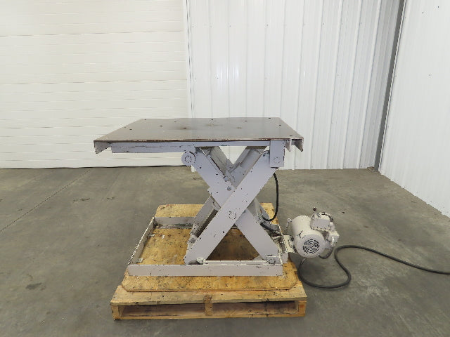 Autoquip 26W25 Hydraulic Scissor Lift Table 2000lb 26" Travel 30x40" Top 3Ph