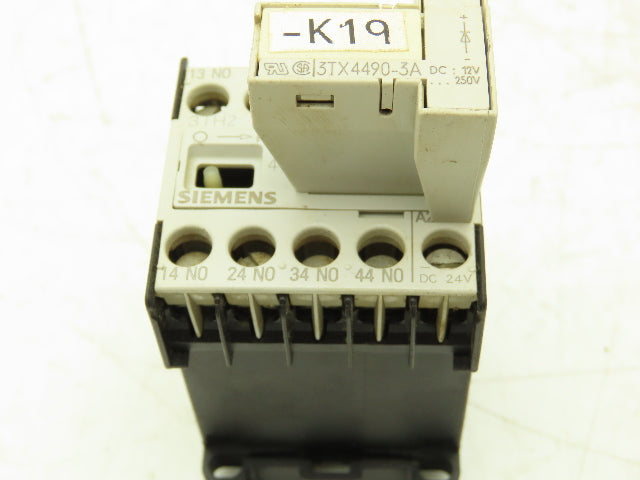 Siemens 3TH2040-0BB4 Contactor 4NO 1.5kW 10A Coil 24VDC Lot Of 11