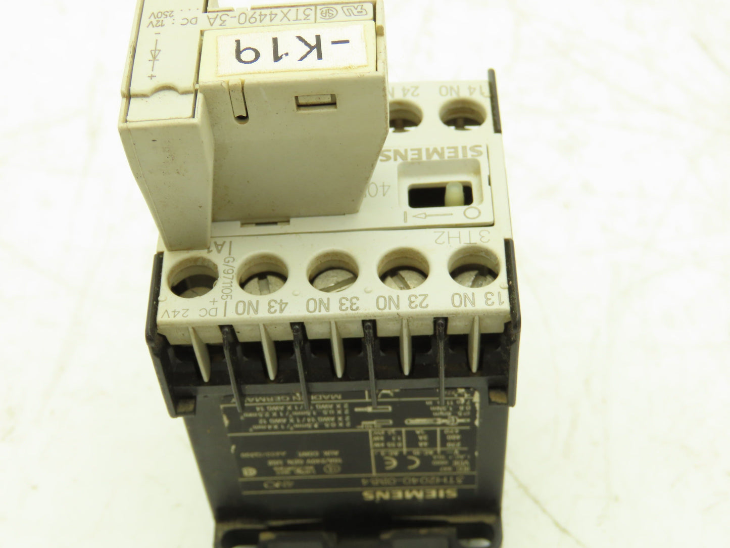 Siemens 3TH2040-0BB4 Contactor 4NO 1.5kW 10A Coil 24VDC Lot Of 11