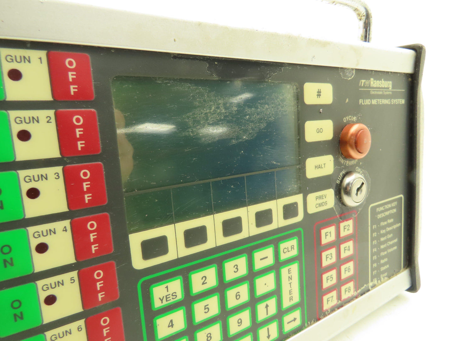 ITW Ransburg RCP/2K Handheld Teach Pendant Control Panel Fluid Metering System