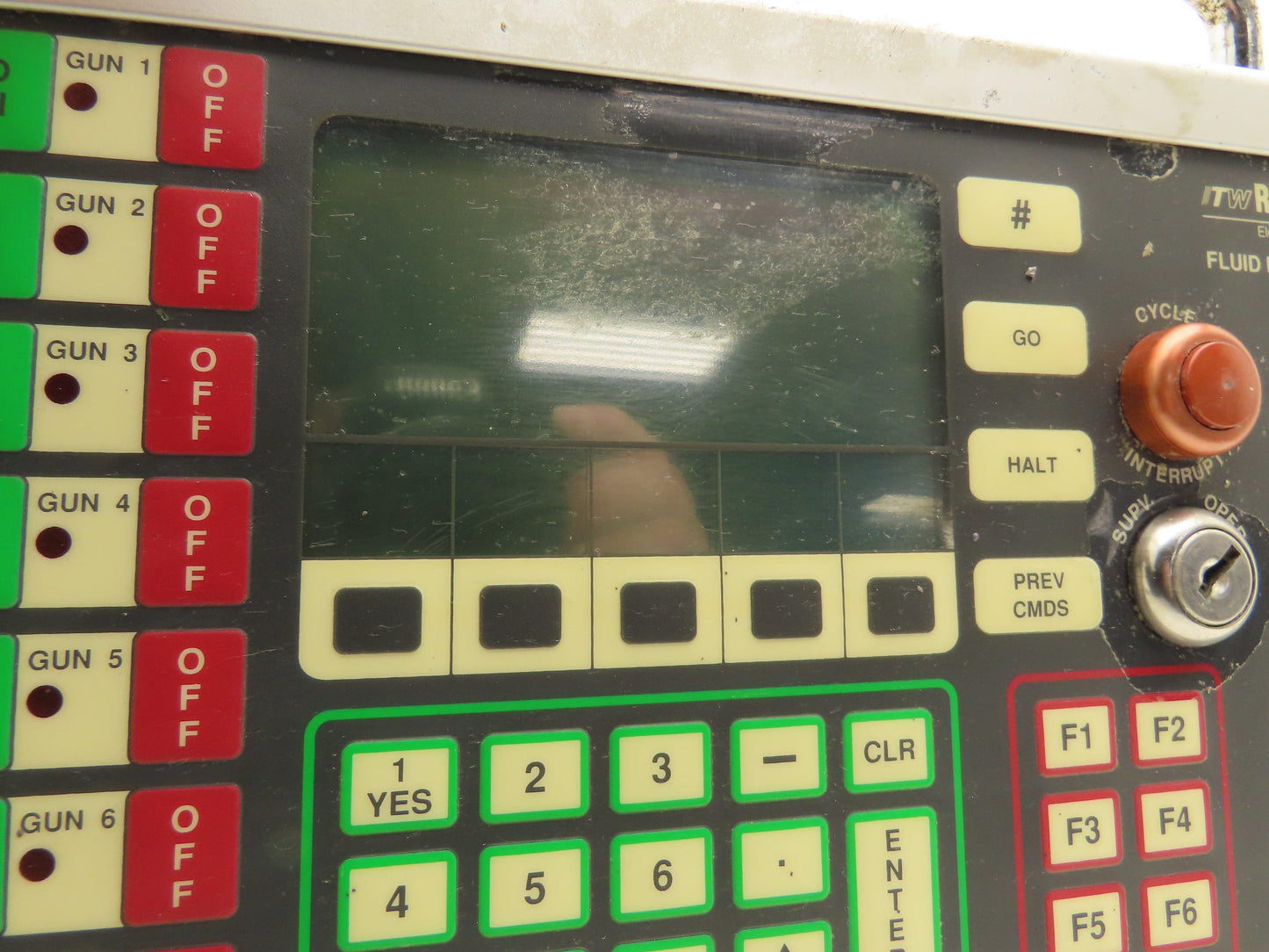 ITW Ransburg RCP/2K Handheld Teach Pendant Control Panel Fluid Metering System