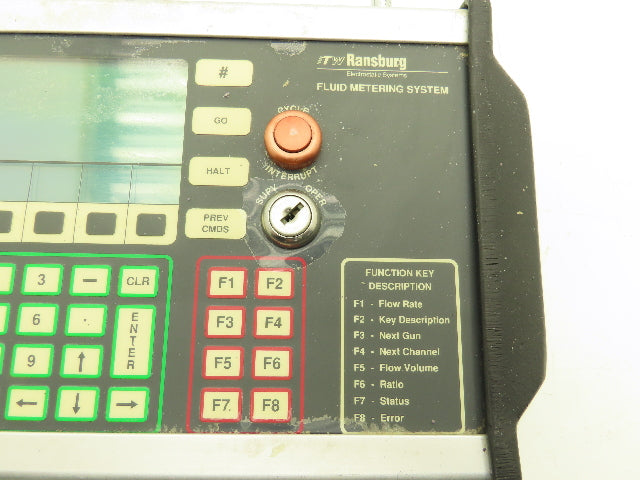 ITW Ransburg RCP/2K Handheld Teach Pendant Control Panel Fluid Metering System