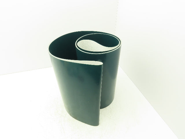 Smooth Top Conveyor Belt 14-1/2" Width x 145" Endless Green Rubber