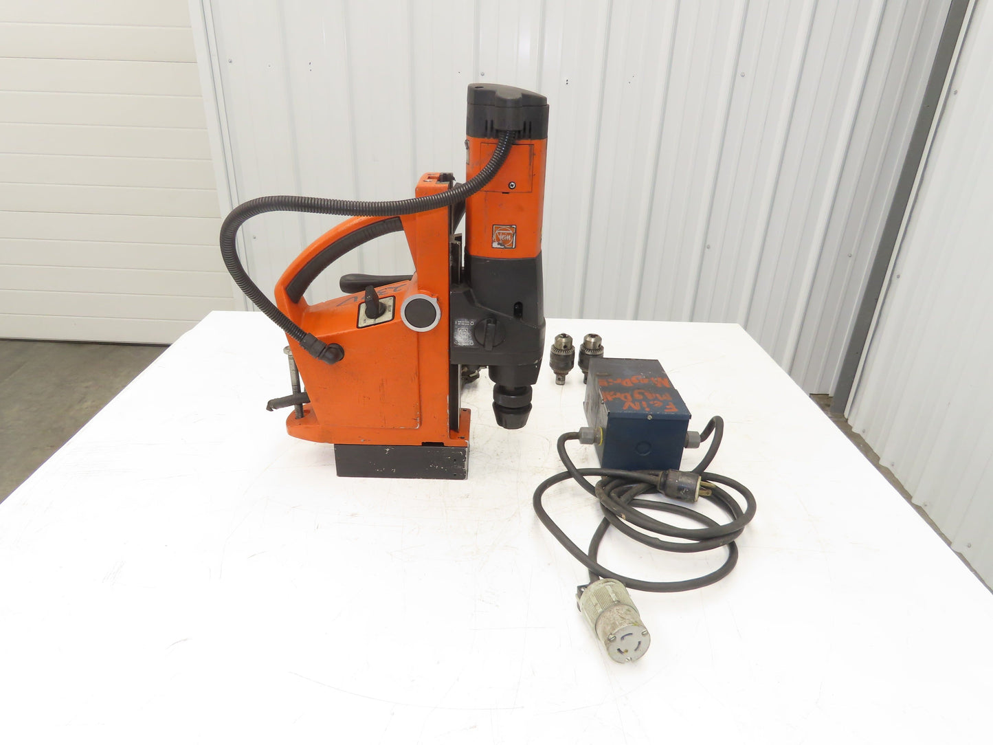 Fein KBM-65-Q 65MM Reversible Magnetic Drill 230V Quick-IN Adaptor
