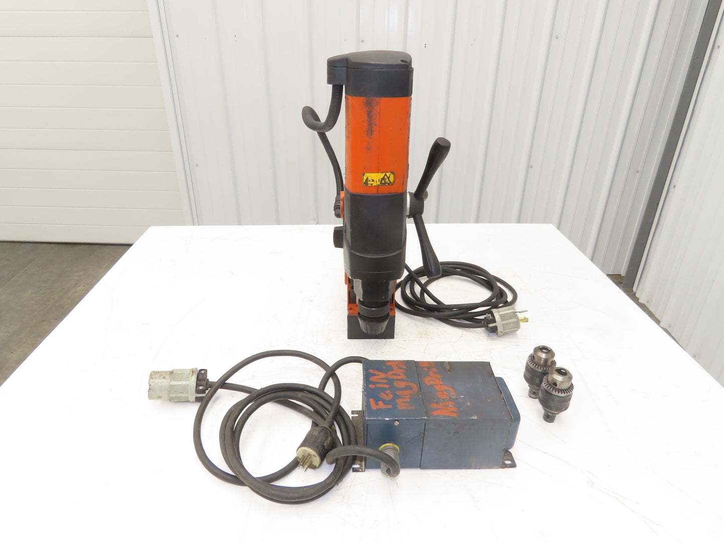 Fein KBM-65-Q 65MM Reversible Magnetic Drill 230V Quick-IN Adaptor