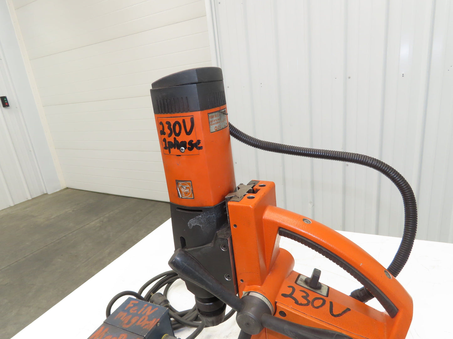 Fein KBM-65-Q 65MM Reversible Magnetic Drill 230V Quick-IN Adaptor