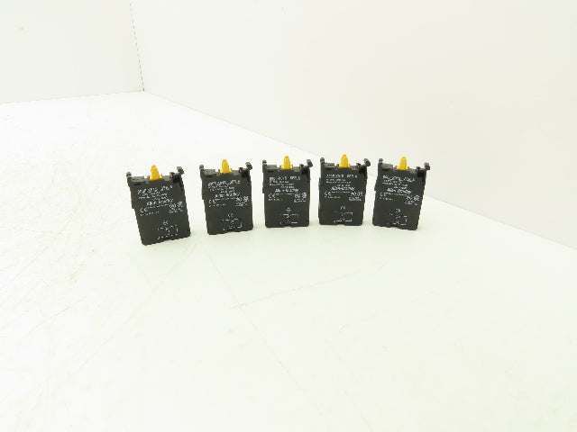 Allen Bradley 800F-X01S Contact Block 22mm 10A 1NC Ser A Lot of 5