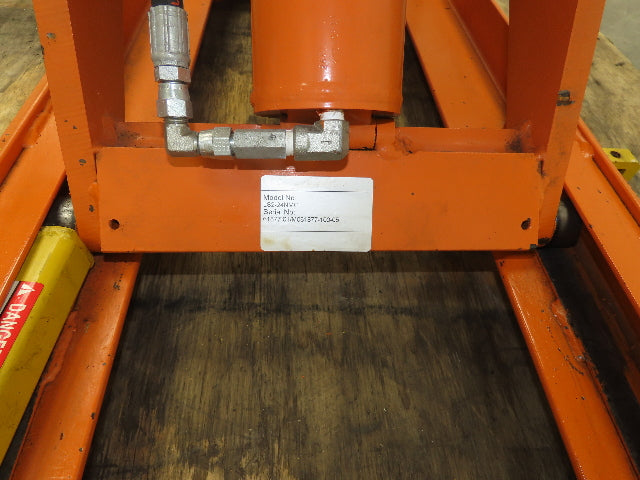 Southworth LS2-24 Hydraulic Scissor Lift Table 2000Lb 37x18" Top 24" Lift 24VDC