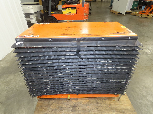 Southworth LS2-24 Hydraulic Scissor Lift Table 2000Lb 37x18" Top 24" Lift 24VDC