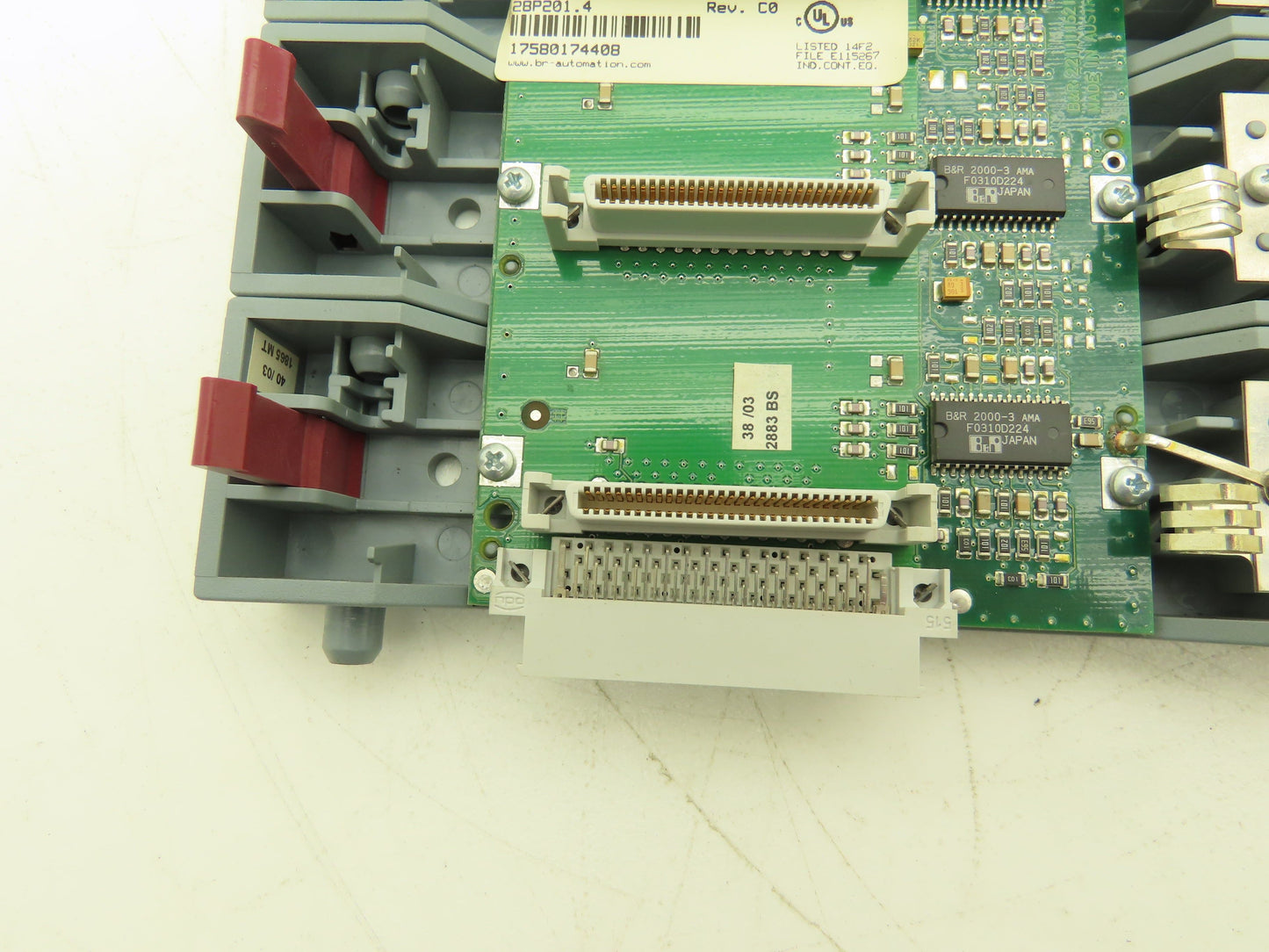 B&R 2BP201.4 PLC Mount Backplane Assembly REV CO