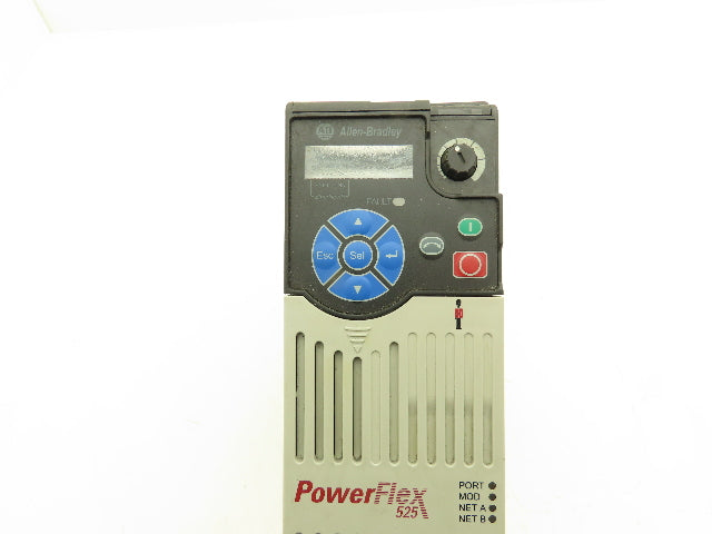 Allen Bradley 25B-D2P3N104 PowerFlex 525 VFD AC Drive .75kw 1Hp 480V 3Ph SER A