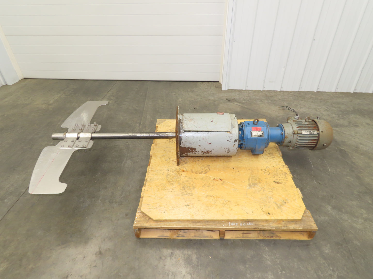 Industrial Mixer 44" Impeller 37" Depth 2 Hp 460V 3Ph 29RPM Sew 60:1 Gearbox