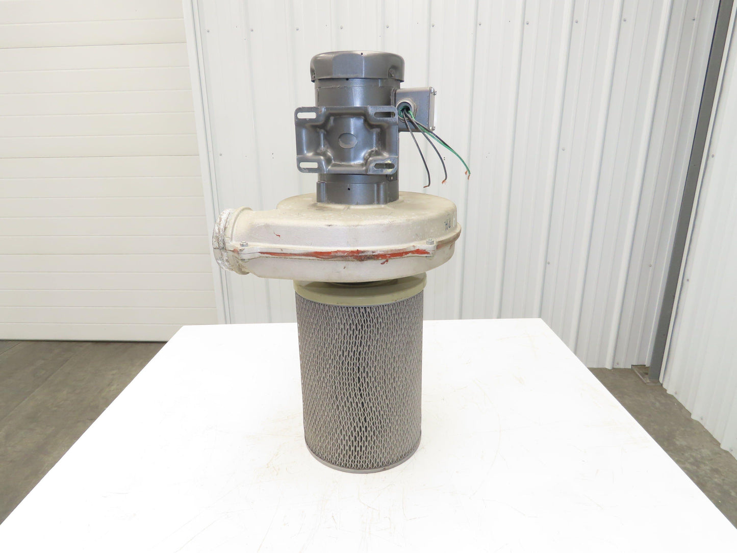 Baldor 1/2HP Cast Aluminum Pressure Blower 5x4" 3450RPM 208-230/460V 3Ph