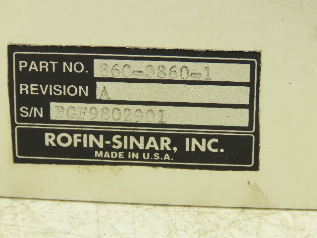 Rofin Sinar 880-0500-1 Rev 1 Motherboard Assembly Back Plane Module Chassis Rack