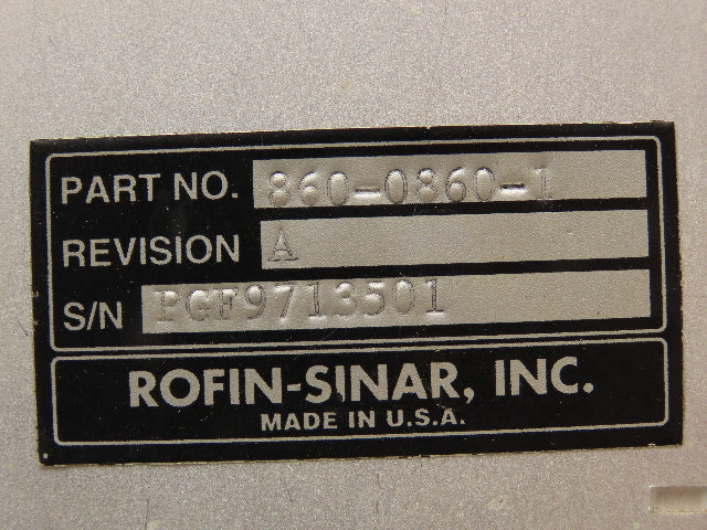 Rofin Sinar 880-0500-2 Rev 8 Motherboard Assembly Back Plane Module Chassis Rack