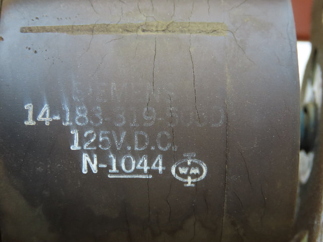 Siemens 14-193-770-566 DC Contactor 1000VDC 200A Interlock Relay 125VDC Coil
