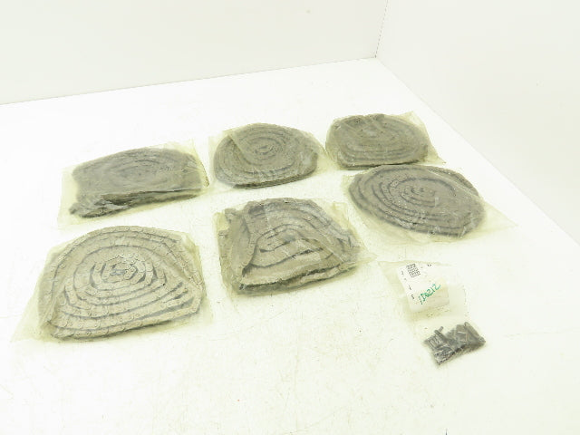 Daido Kogyo DID35F Sharp Top Conveying Roller Chain #35 Serrated 10' Lot of 6