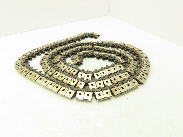 Tsubaki #40 Bindery Attachment Roller Chain 0.50" Pitch 10' Conveying Chain