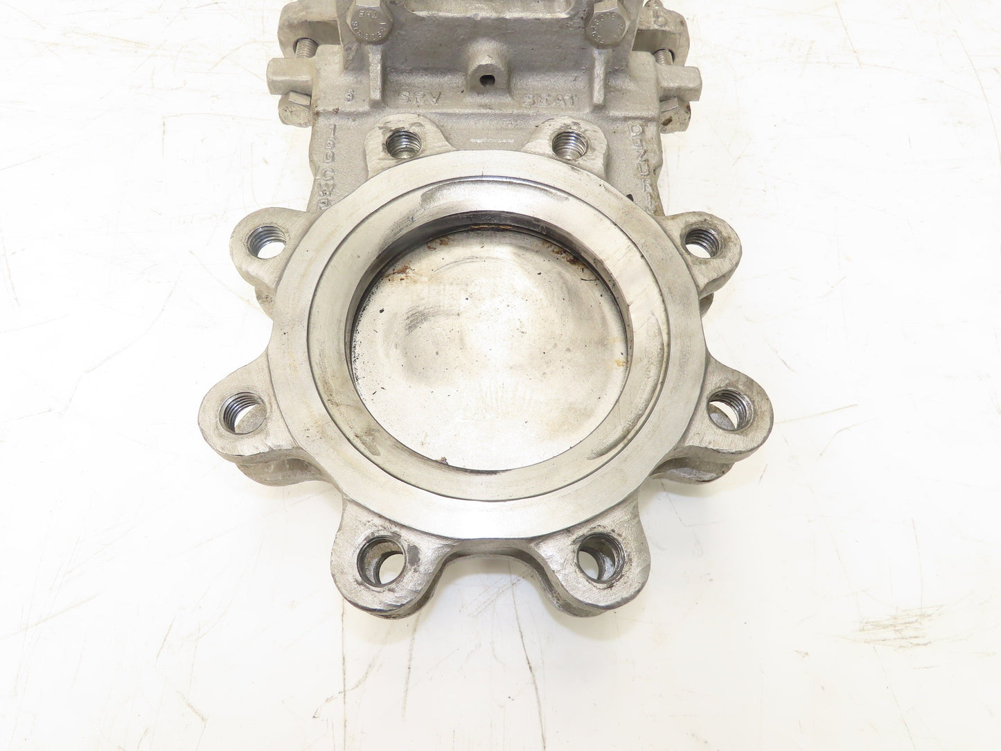 DeZurik 9491288 Knife Gate Valve 5" Pneumatic Cylinder Actuated Lug Flange