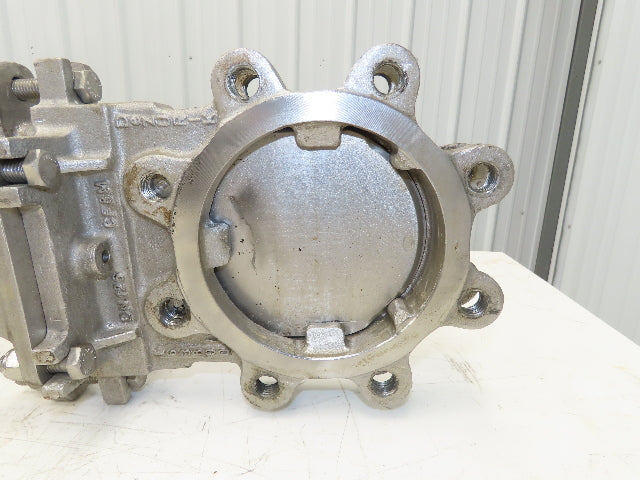 DeZurik 9491288 Knife Gate Valve 5" Pneumatic Cylinder Actuated Lug Flange