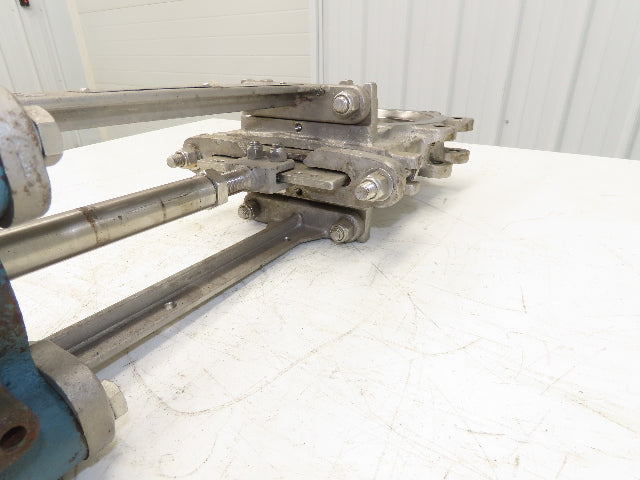 DeZurik 9491288 Knife Gate Valve 5" Pneumatic Cylinder Actuated Lug Flange