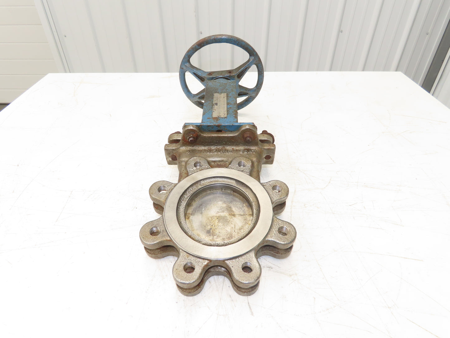 DeZurik 9258998 4" Knife Gate Valve 316 SS Rising Stem Lug Style Fig 824