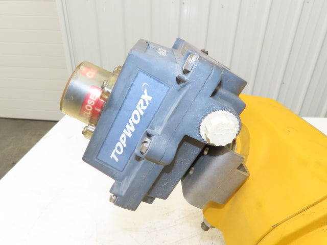 Emerson QS0350.U04STACW Pneumatic Actuator with Tufline 2"Flanged Plug Valve