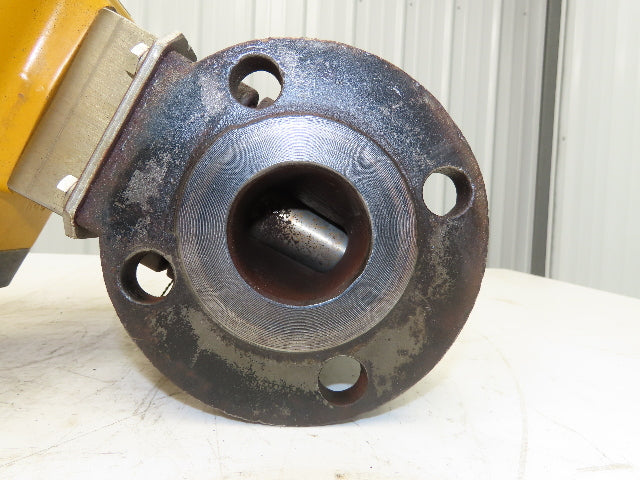 Emerson QS0350.U04STACW Pneumatic Actuator with Tufline 2"Flanged Plug Valve