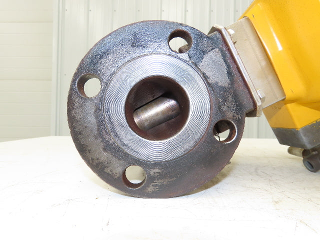 Emerson QS0350.U04STACW Pneumatic Actuator with Tufline 2"Flanged Plug Valve