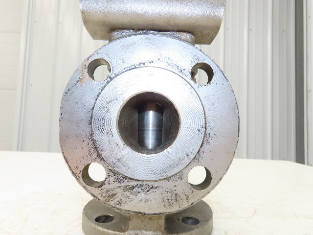 Flowserve B100D Pneumatic Actuator w/Positioner 3 way 2" Idurco Plug Valve