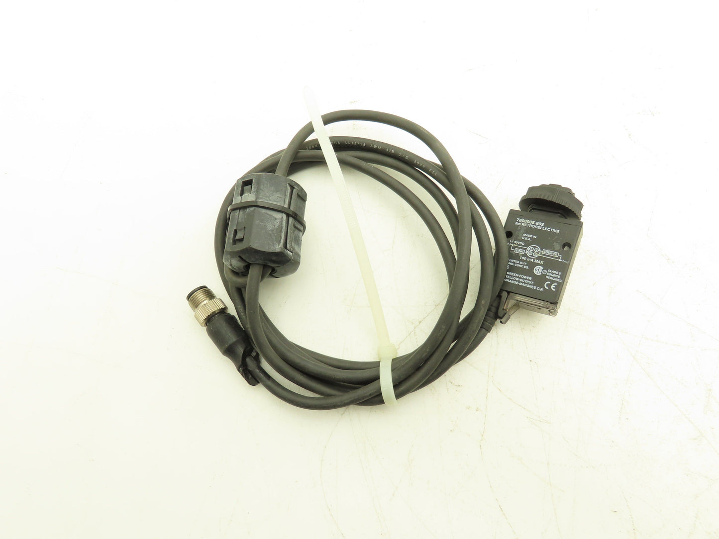 Allen Bradley 7600005-802 Retroreflective Photoeye Sensor 5M With 6' Cord