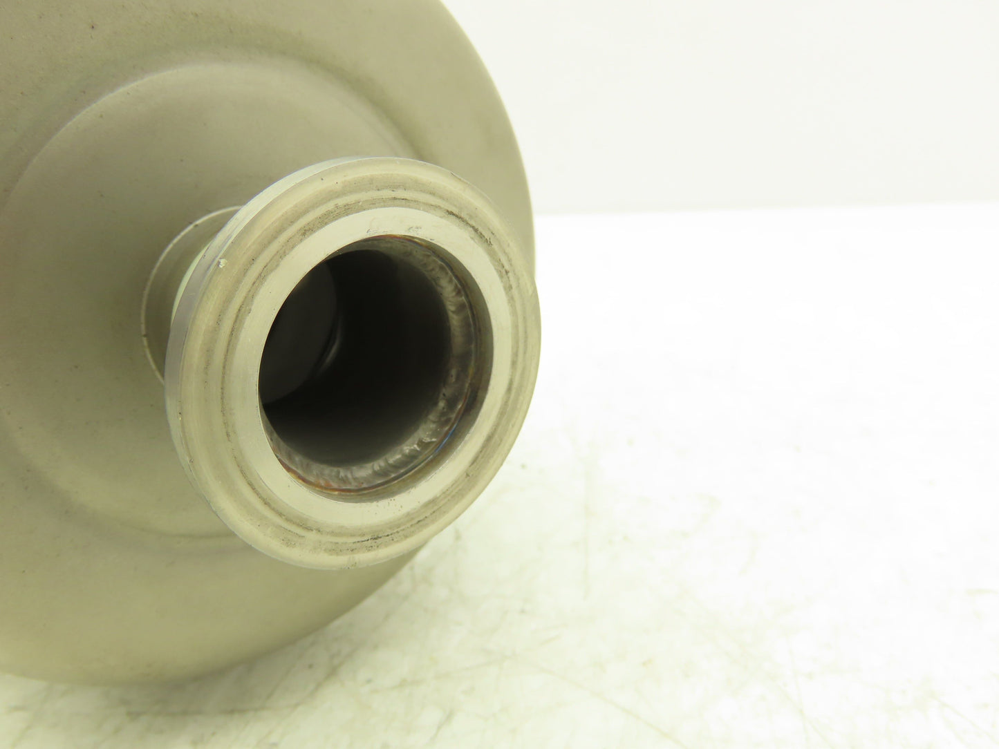 Mass-Vac Products 4" Posi-Trap Inline Vacuum Filter KF25 1"Flange Straight-Thru