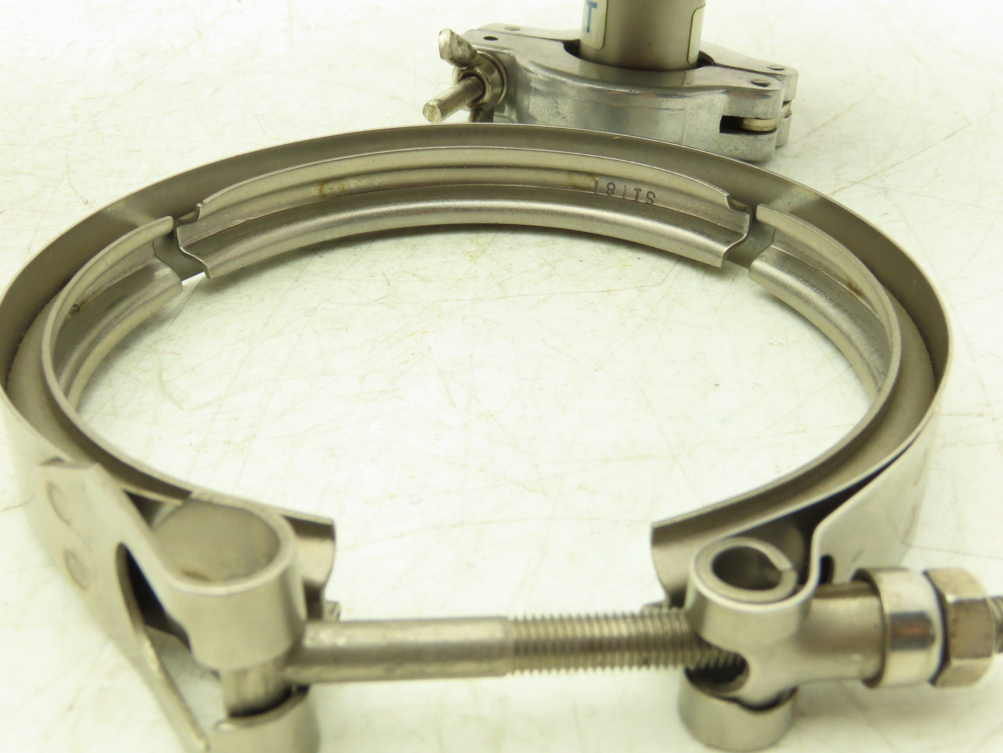 Mass-Vac Products 4" Posi-Trap Inline Vacuum Filter KF25 1"Flange Straight-Thru