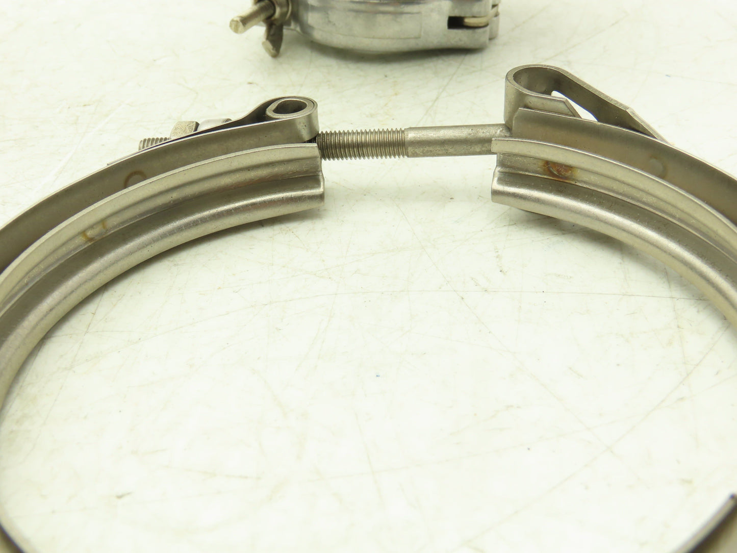 Mass-Vac Products 4" Posi-Trap Inline Vacuum Filter KF25 1"Flange Straight-Thru