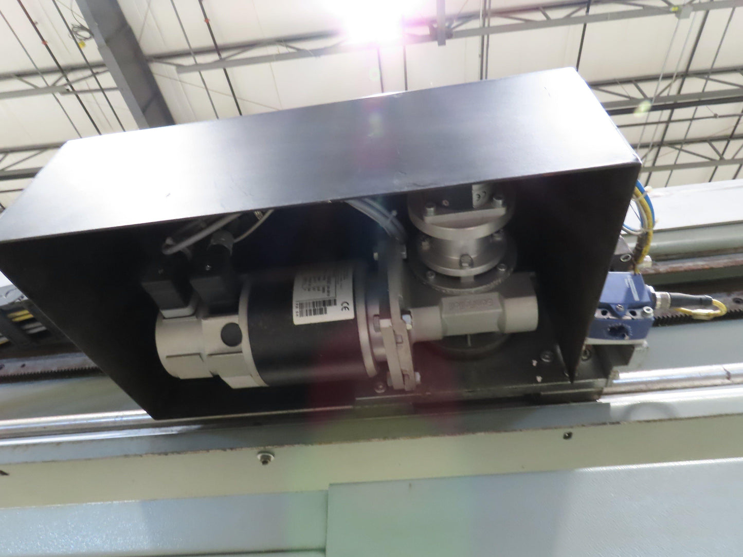 Emmegi SCA550 Single Head Upcut Saw 21.5" Blade 20° Cut Microbo Linear Stop