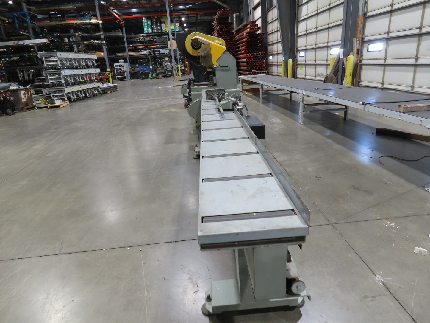 Emmegi SCA550 Single Head Upcut Saw 21.5" Blade 20° Cut Microbo Linear Stop