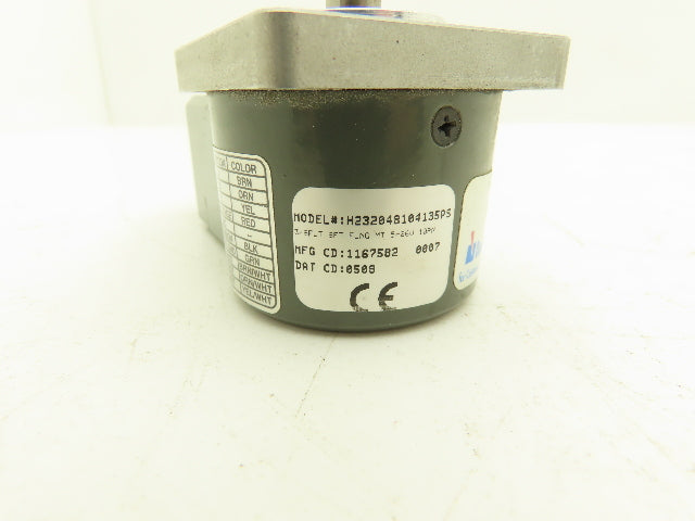Dynapar Controls H232048104135PS Rotary Encoder 3/8FLT Right Angle 5-26V 10 Pin