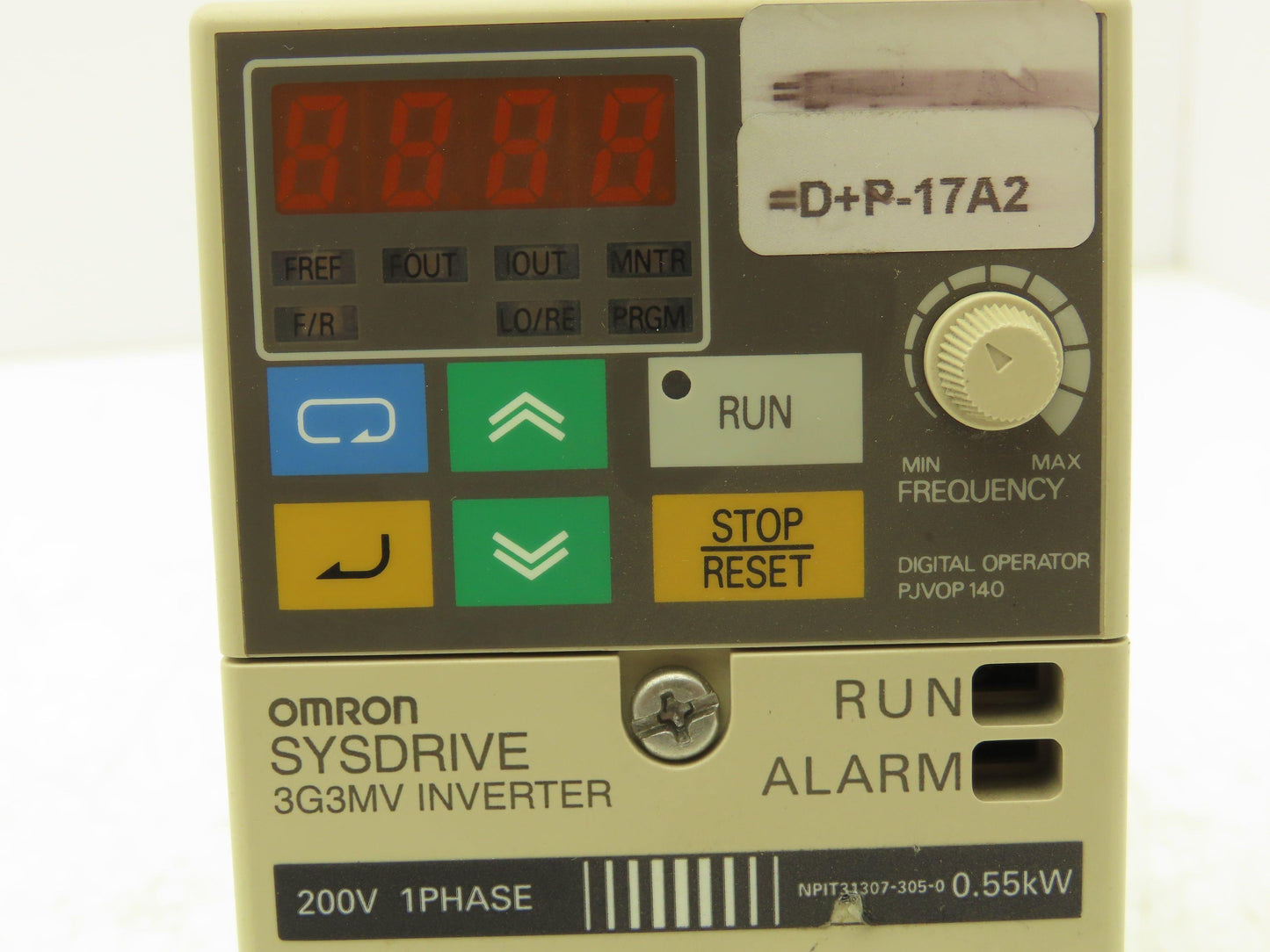 Omron 3G3MV-AB004 Sysdrive VFD Inverter AC Drive .55Kw 240V 1PH In 3PH Out
