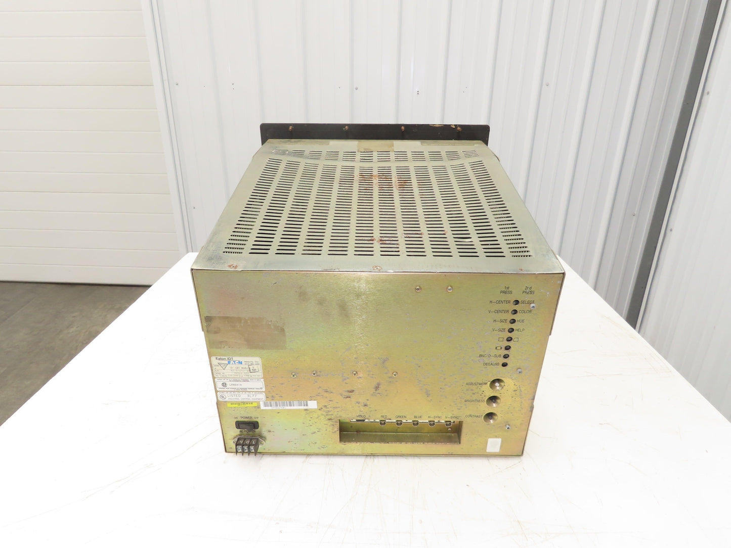 Eaton 19" CRT Module Monitor Screen Display 110/230v 1Ph 60Hz