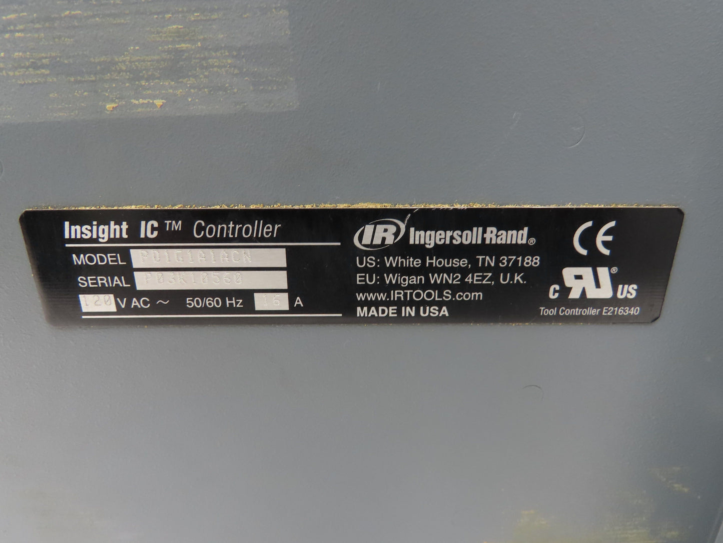 Ingersoll Rand PD1G1A1ACN Insight IC Tool Controller 120V 16A