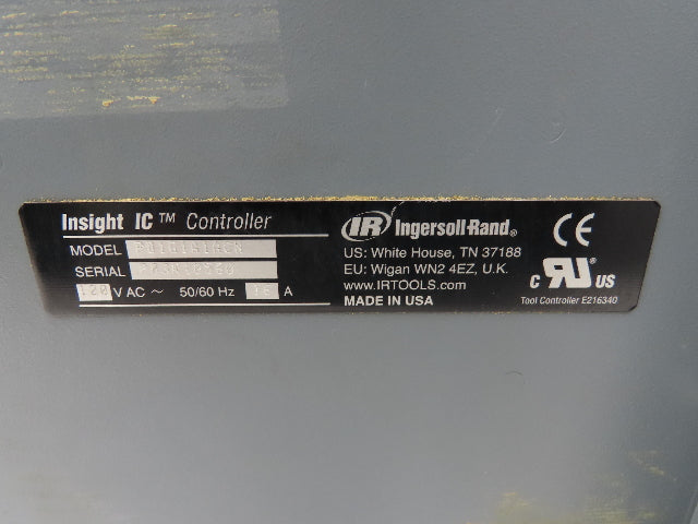 Ingersoll Rand PD1G1A1ACN Insight IC Tool Controller 120V 16A