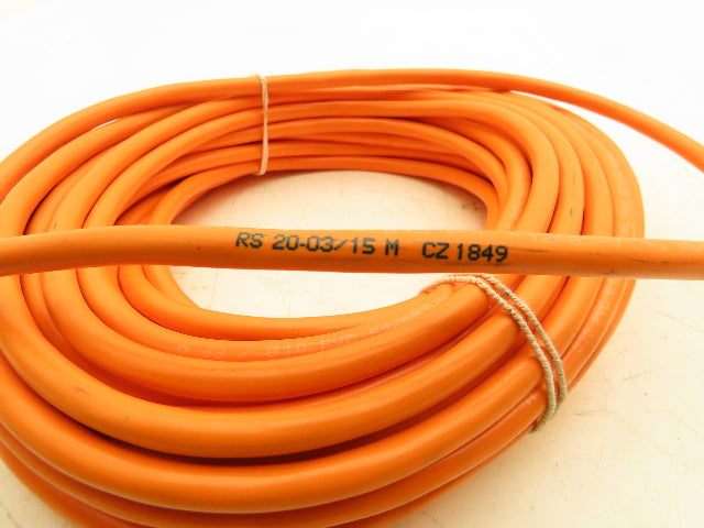 Belden RS 20-03 Cordset Single Male Straight 2 Pin Connector 230V AC/DC 49'