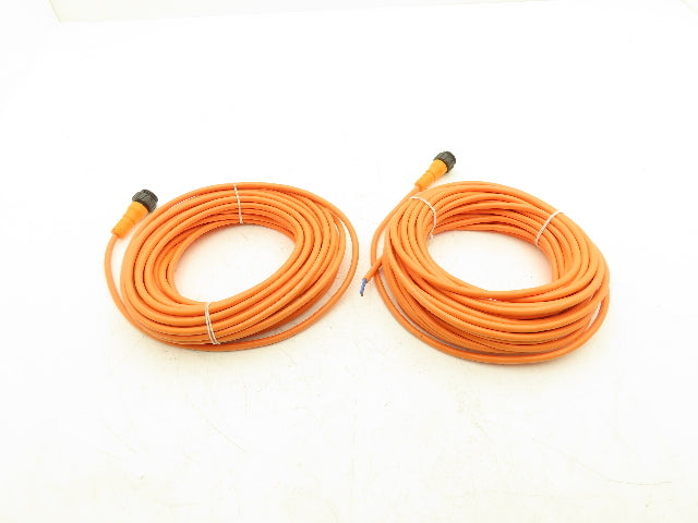 Belden RS 20-03 Cordset Single Male Straight 2 Pin Connector 230V AC/DC 49'
