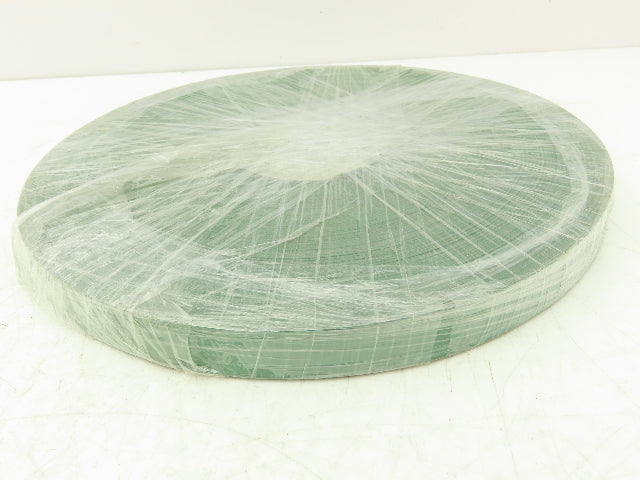 Mulhern 6-7000 Flat Conveyor Belt 19mm x 197' Green Nylon Fabric Machine Tape