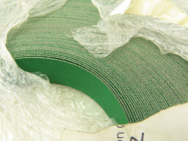 Mulhern 6-7000 Flat Conveyor Belt 19mm x 197' Green Nylon Fabric Machine Tape