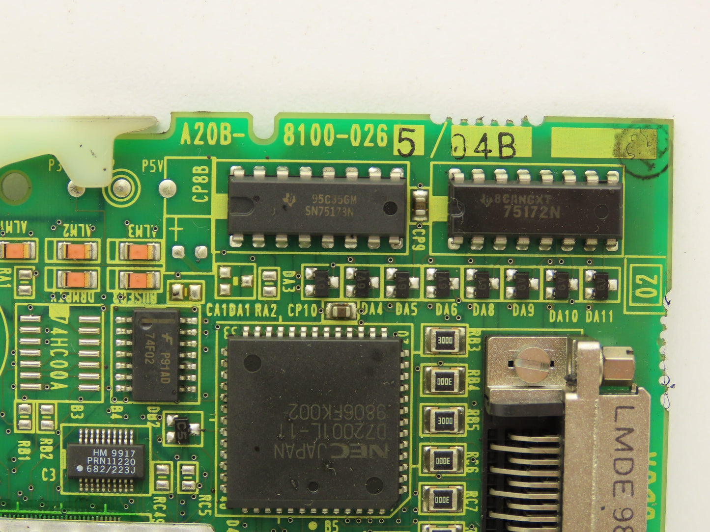 Fanuc A20B-8100-0265/04B Circuit Board Servo Control Module