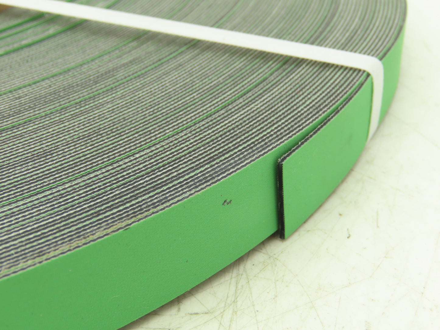 Forbo Siegling TG 10E Flat Conveyor Belt 22mm x 280' Green Fabric Machine Tape